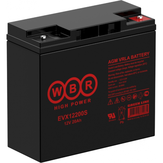 EVX 12200S Аккумуляторная батарея WBR 7 77x170x181 EVX-12200S