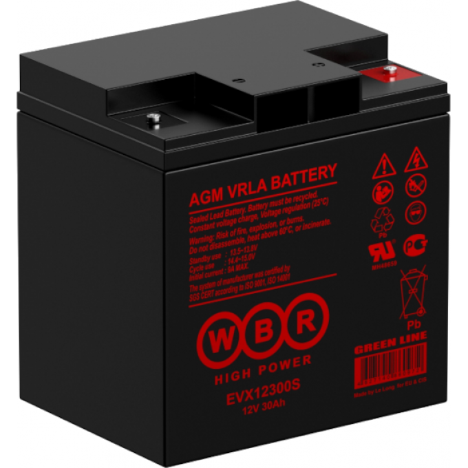 EVX 12300S Аккумуляторная батарея WBR 10,5 125,5x176x166 EVX-12300S