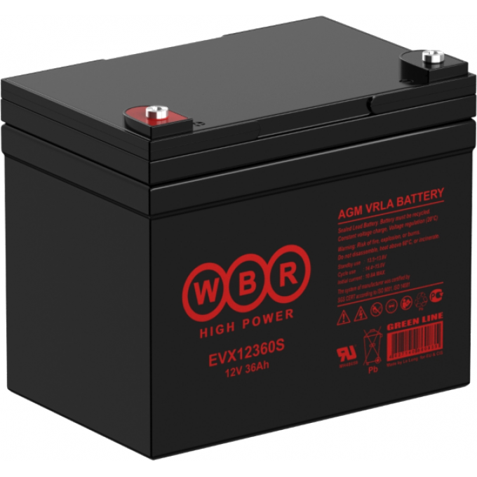 EVX 12360S Аккумуляторная батарея WBR 10,7 131x170x197 EVX-12360S