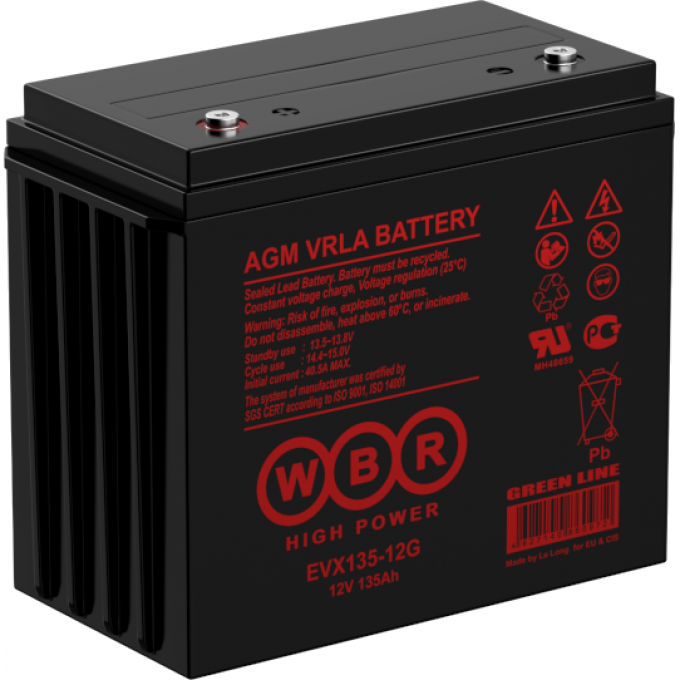 Аккумуляторная батарея WBR 45 173x286x341 EVX135-12G