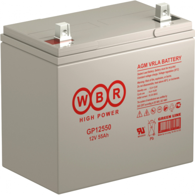 GP 12550 Аккумуляторная батарея WBR 17,1 135x214x226 GP-12550
