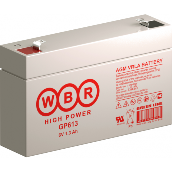 GP 613 Аккумуляторная батарея WBR 0.3 25x57x97