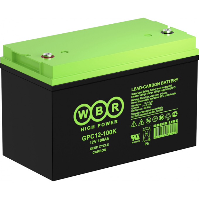 GPC 12-100 Аккумуляторная батарея WBR 34,5 170x217x338 GPC-12-100