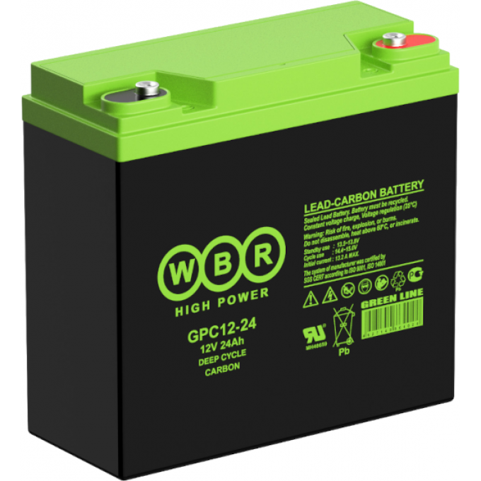 GPC 12-24 Аккумуляторная батарея WBR 6,5 77x170x181,4 GPC-12-24