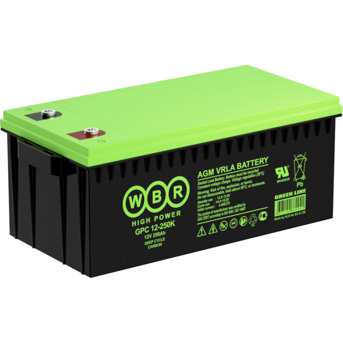 GPC 12-250K Аккумуляторная батарея WBR 70,5 268x223x520 GPC-12-250K