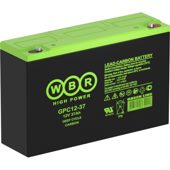 GPC 12-37 Аккумуляторная батарея WBR 10,1 77,5x170x267,5 GPC-12-37