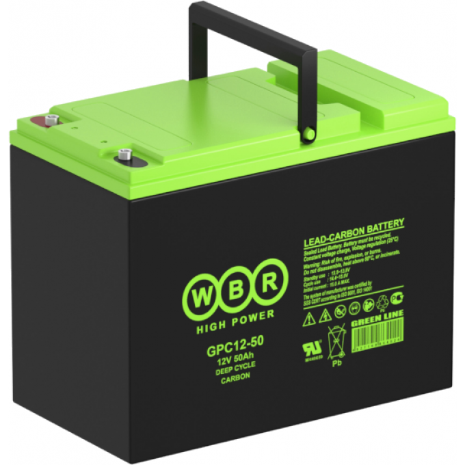 GPC 12-50 Аккумуляторная батарея WBR 13,4 123x175x223 GPC-12-50
