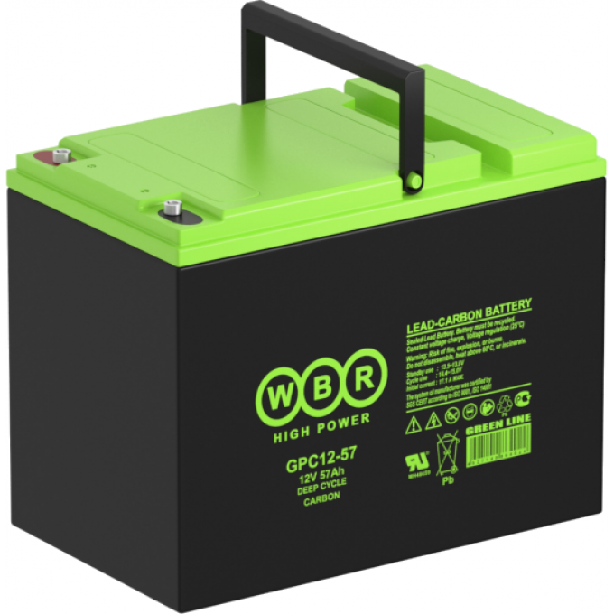 GPC 12-57 Аккумуляторная батарея WBR 15 135.5x177.5x224 GPC-12-57