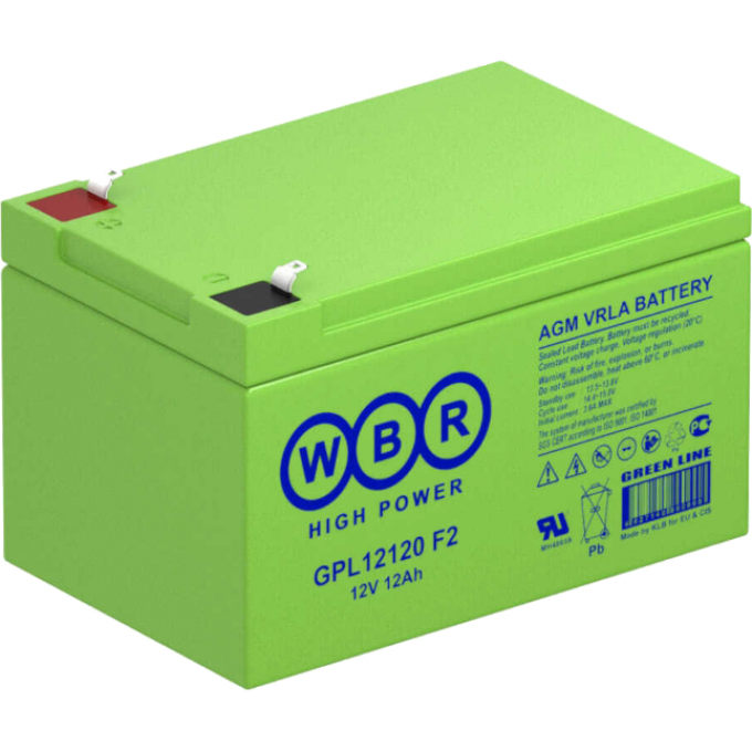 GPL 12120 Аккумуляторная батарея WBR 4,02 98x98x151 GPL-12120