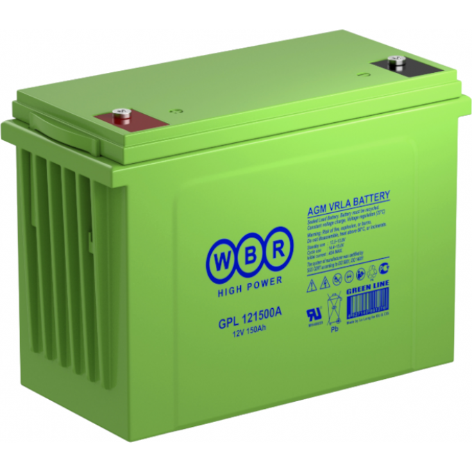 GPL 121500A Аккумуляторная батарея WBR 46 170x278x352 GPL-121500A
