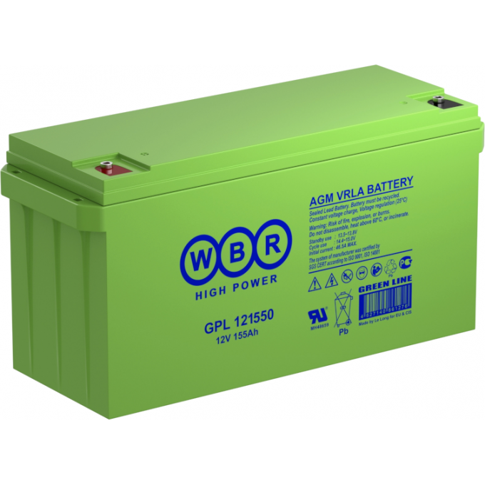 GPL 121550 Аккумуляторная батарея WBR 48.2 170x240x483 GPL-121550