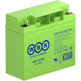 GPL 12180 Аккумуляторная батарея WBR 5,67 76x167x181