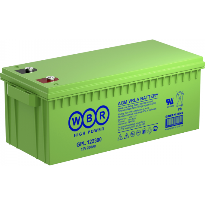 GPL 122300 Аккумуляторная батарея WBR 73,2 238x224x522 GPL-122300