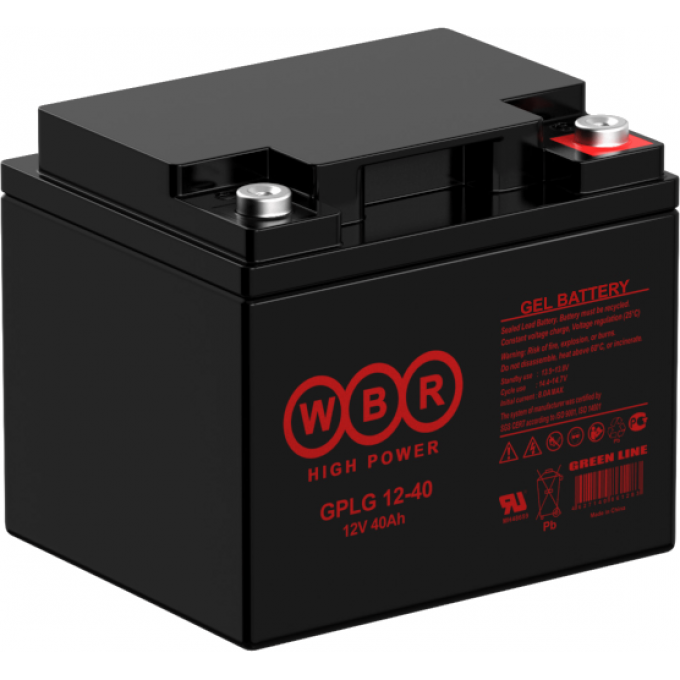 GPLG 12-40 Аккумуляторная батарея WBR 13,5 165x170x197 GPLG-12-40