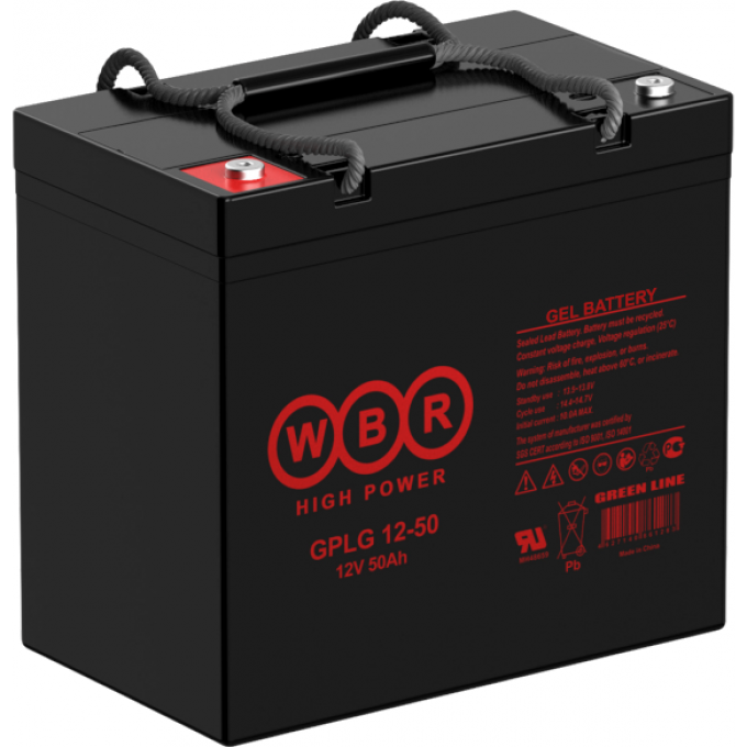 GPLG 12-50 Аккумуляторная батарея WBR 17,3 138x215x230 GPLG-12-50