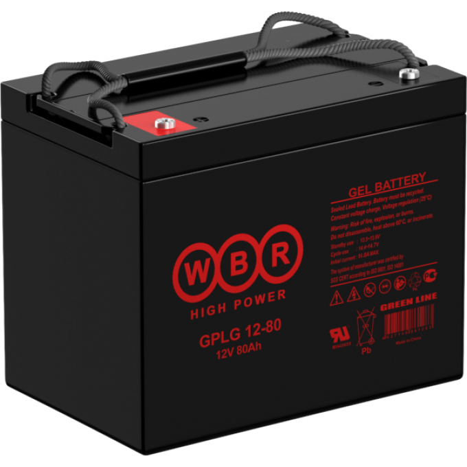 GPLG 12-80 Аккумуляторная батарея WBR 25,3 168x215x260 GPLG-12-80