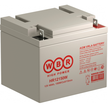 HR 12150W Аккумуляторная батарея WBR 12,6 166x171x199