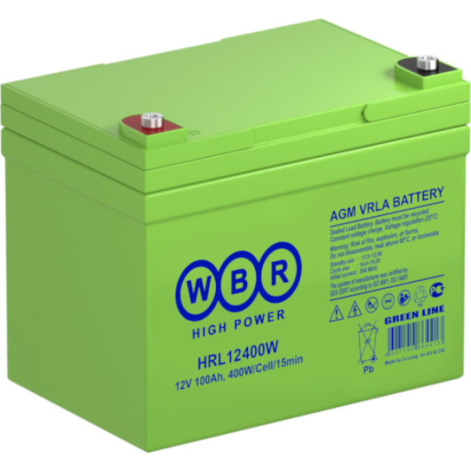 HRL 12400W Аккумуляторная батарея WBR 30 168x214x307 HRL-12400W