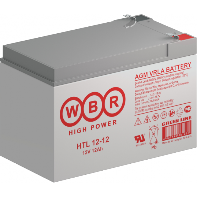 HTL 12-12 Аккумуляторная батарея WBR 3,8 98x101x151 HTL-12-12