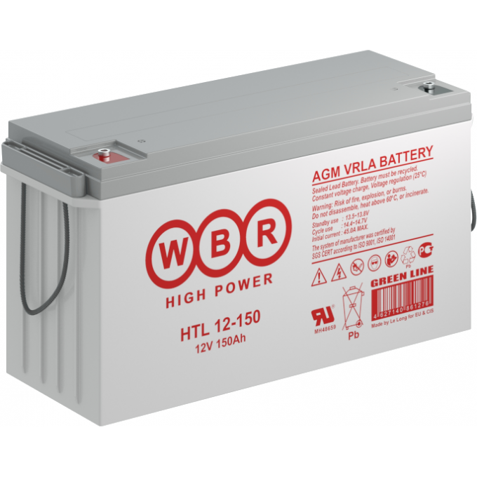 HTL 12-150 Аккумуляторная батарея WBR 45,5 172x240x485 HTL-12-150