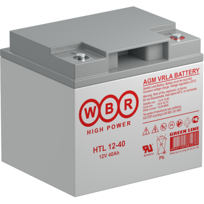 HTL 12-40 Аккумуляторная батарея WBR 13,5 165x170x197 HTL-12-40
