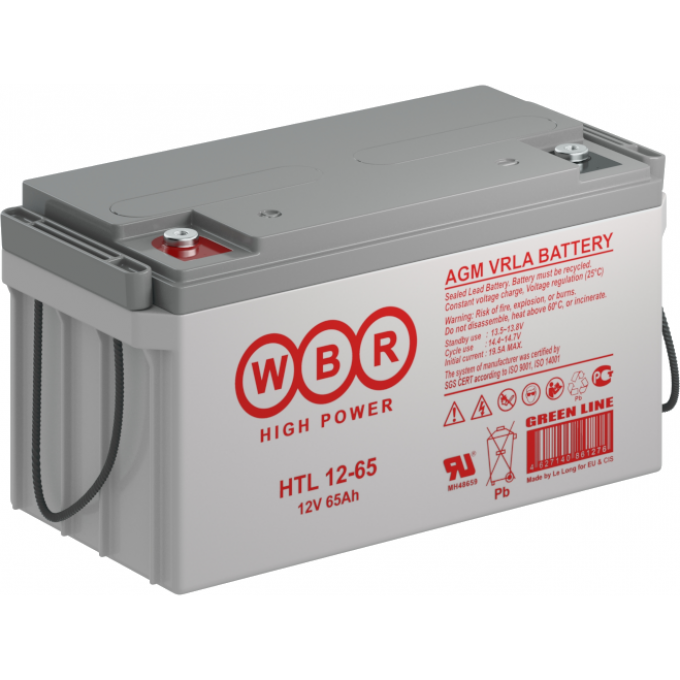 HTL 12-65 Аккумуляторная батарея WBR 21 166x179x350 HTL-12-65