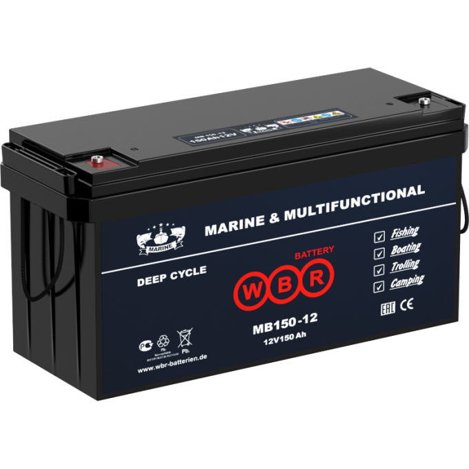 MB 200-12 Аккумуляторная батарея WBR 58.6 ABS (акрило-бутадиено-стирол) MB-200-12