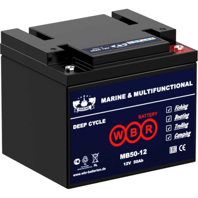 MB 50-12 Аккумуляторная батарея WBR 15,1 ABS (акрило-бутадиено-стирол) MB-50-12
