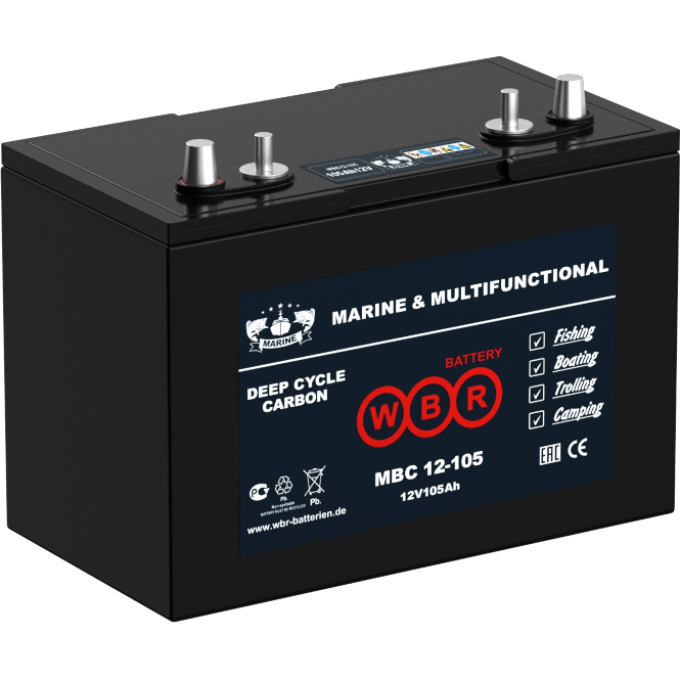MBC 12-105-2 Аккумуляторная батарея WBR 27,8 168x208x306 MBC-12-105-2