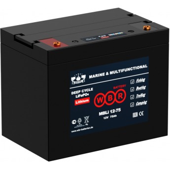 MBLi 12-75 Аккумуляторная батарея WBR 9,3 168x214x260