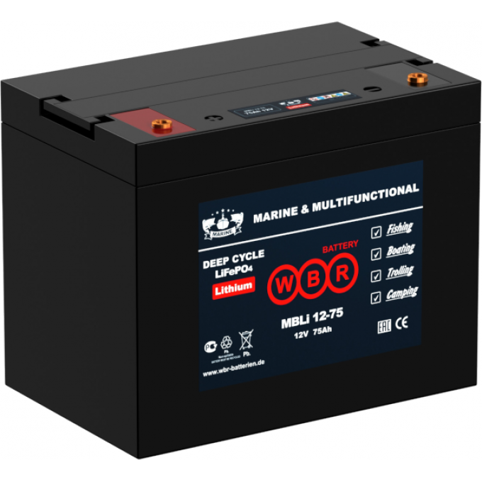 MBLi 12-75 Аккумуляторная батарея WBR 9,3 168x214x260 MBLI-12-75