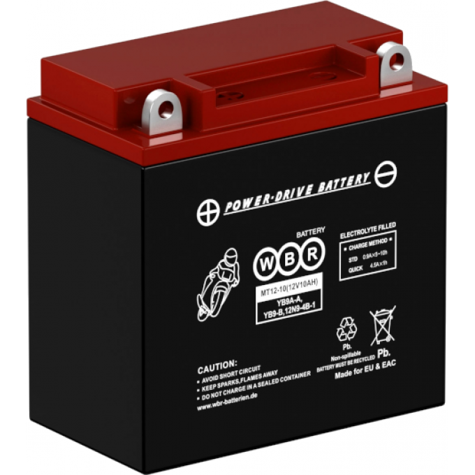 MT 12-10 Аккумуляторная батарея WBR 3,08 ABS (акрило-бутадиен-стирол) MT-12-10