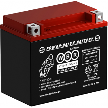 MT 12-12 Аккумуляторная батарея WBR 3,95 ABS (акрило-бутадиен-стирол) MT 12-12 Аккумуляторная батарея WBR 3,95 ABS (акрило-бутадиен-стирол)