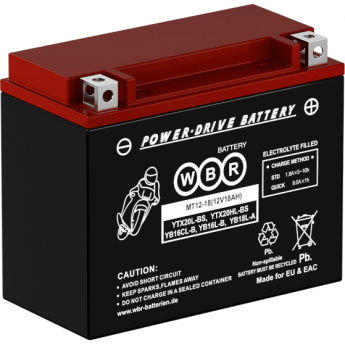MT 12-18 Аккумуляторная батарея WBR 5,66 ABS (акрило-бутадиен-стирол) MT 12-18 Аккумуляторная батарея WBR 5,66 ABS (акрило-бутадиен-стирол)