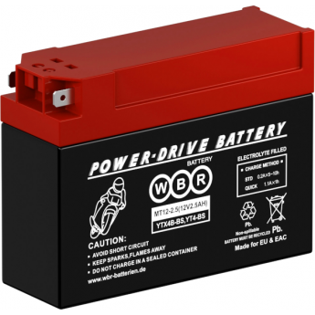 MT 12-2.5 Аккумуляторная батарея WBR 0,91 ABS (акрило-бутадиен-стирол) MT 12-2.5 Аккумуляторная батарея WBR 0,91 ABS (акрило-бутадиен-стирол)