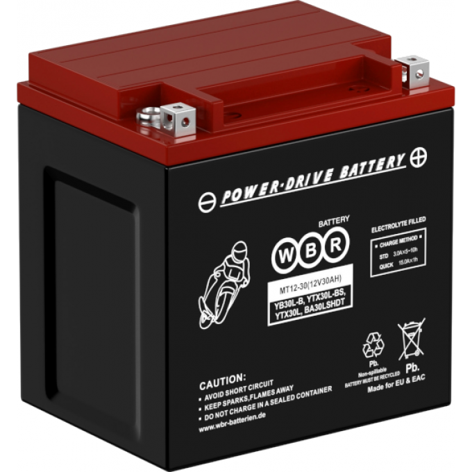 MT 12-30 Аккумуляторная батарея WBR 9,68 ABS (акрило-бутадиен-стирол) MT-12-30