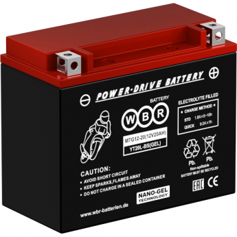 MTG 12-20 Аккумуляторная батарея WBR 6,2 88x154x177