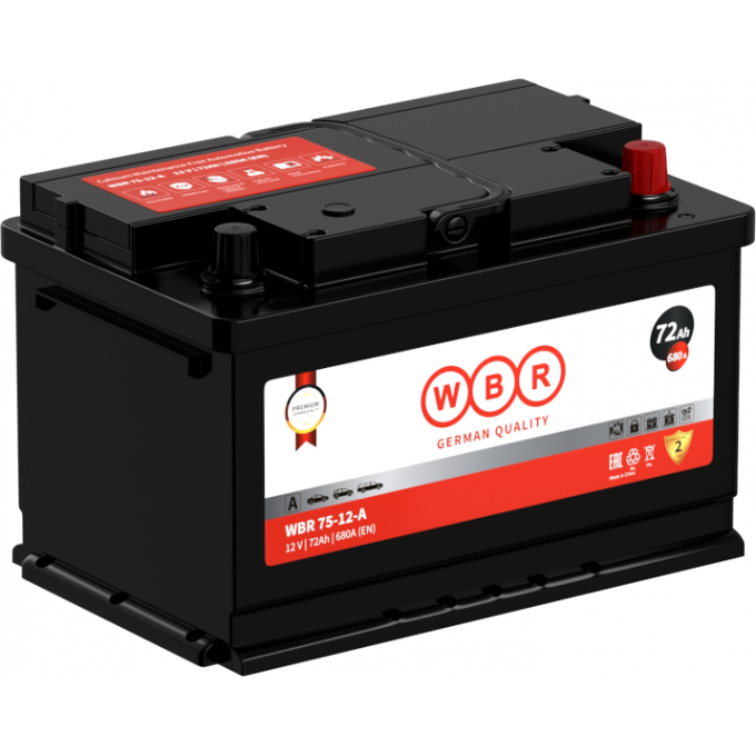 WBR 7512-А Аккумуляторная батарея WBR 18 174x174x274 WBR-7512-A